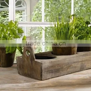 Vegetable Wooden Garden Plant Tray thumbnail-3