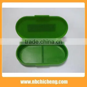 Hot Sales 2 Compartment Plastic Pill Box, 2 Days Capsule Type Pill Box thumbnail-1