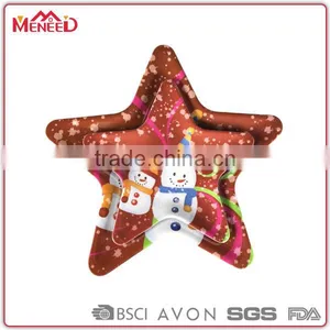 Fashion X'mas Star Shape Custom Made Melamine Plate thumbnail-2