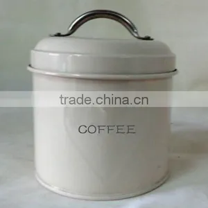 Hight Quality Embossed Logo Coffee Canister thumbnail-1