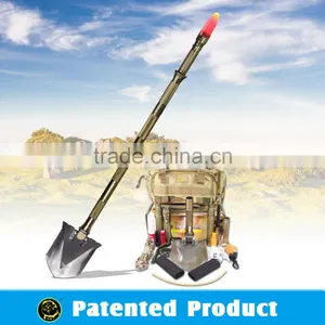Emergency Rescue Tools/Windshield Breaker/Multifunction Shovel Saw,blade,picaxe,knife,flahslight thumbnail-1