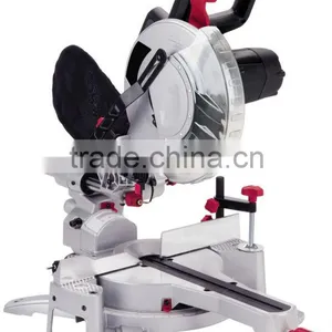 Wood Aluminum Cutting Cut-Off Saw Machine Electric Power 255mm Compound Miter Saw thumbnail-2
