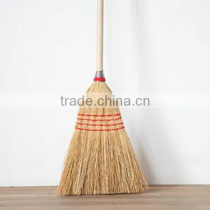 Corn Fiber Heavy-Duty Wire Banded Warehouse Soft Industrial Broom thumbnail-5