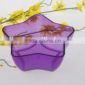 Pentagram Shape PS FDA Plastic Ice Cream Bowl thumbnail-1