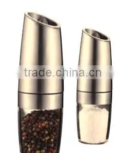 GPM-S01 Gravity Pepper Mill Stainless Steel thumbnail-2