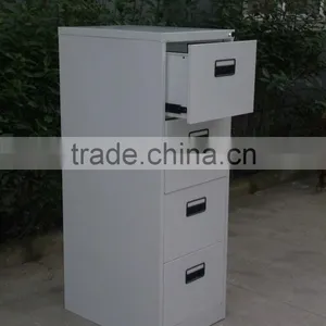 Office Funture 4 Drawer Vertical Cold Rolled Steel Filing Cabinet With Lock Key thumbnail-4