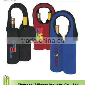 Twin Bottle Neoprene Tote Holds Two 750mml Wine thumbnail-1