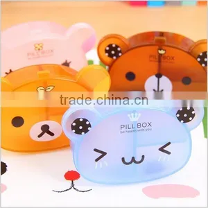Custom Promotion 3 Compartment Plastic Pocket Pill Box,custom Cartoon Plastic Pocket Pill Box,custom Plastic Pill Box Suppplier thumbnail-2