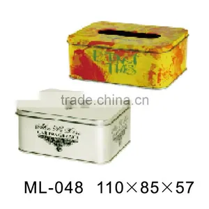 Square Tin Tissue Paper Box thumbnail-3