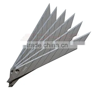 CN011S 30 Degree 9mm Snap off Stainless Steel Art Knife Blade thumbnail-1