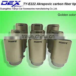 High Quality Auto Part Exhaust AKRAPOVIC Carbon Fiber Tip thumbnail-3