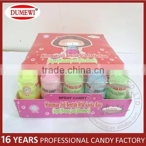 Lovely Mini Fruit Flavor Bottle Shape Liquid Spray Candy thumbnail-3
