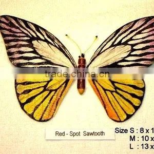 Realistic Handmade Handpainted Butterflies Collectibles (made of Rubber Leafs) thumbnail-1