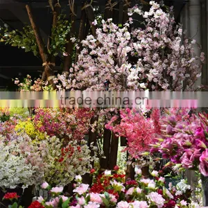 Home Decoration Flower Accessories Artificial Cherry Blossom Branches Wholesale Blossom thumbnail-5