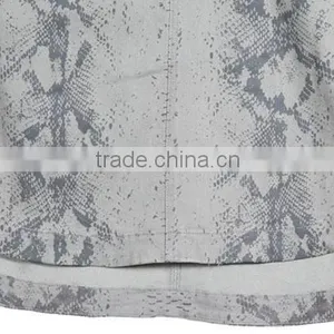 Hot Selling Women New Model Modern Skirt Winter Long A-line Straight Tube Skirt Waist Belt Print Skirt thumbnail-4
