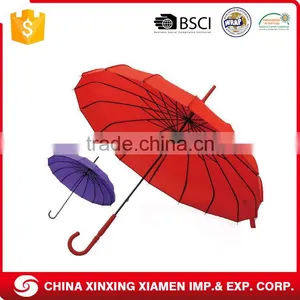 New Style Cheap Straight Tower Umbrella Promotional For Lady thumbnail-1