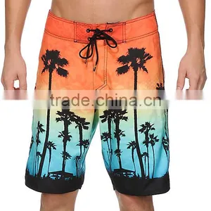 HOYUGO Highlight Palm Tree Boardshorts Wholesale Mens Boardshorts BS0003A thumbnail-1