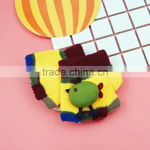 TC13022 100% Acrylic Funny Half Fingers Baby Winter Gloves Wholesale thumbnail-3