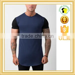 Superfit Cuved Hem Extended Gym Sports t Shirt Man thumbnail-3