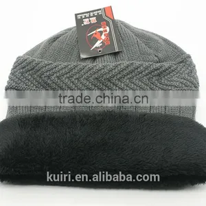 2016 Brand Beanies Knit Men's Winter Hat Caps Bonnet Winter Hats For Men Women Beanie Fur Warm Hat thumbnail-6