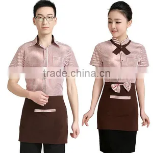 Custom Factory Price Cheap New Design Waitress Uniform,hotel Receptionist Uniforms Wholesale thumbnail-5