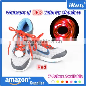 Christmas Night Crazy Shoe Laces Flashing Led Shoelaces Light Up Shoelace Glow In The Dark - Top Quality LED White Shoelaces thumbnail-2