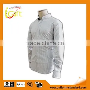 ISO 9001 Audit Factory Custom Design Mens Slim Fit Office Shirts thumbnail-1