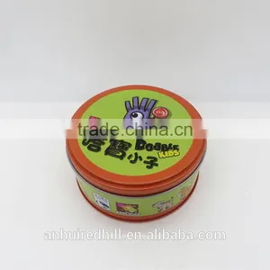 Chinese Factory New Design Printing Round Tin Box thumbnail-1