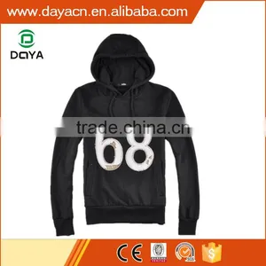 Customn Hot Sale Men's CVC Fleece Hoody thumbnail-1