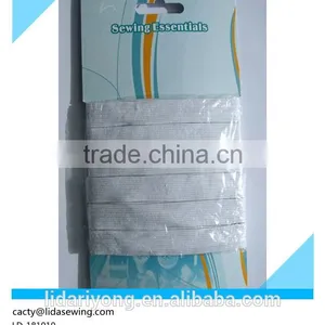 2014 White Elastic Rounded on Card thumbnail-1