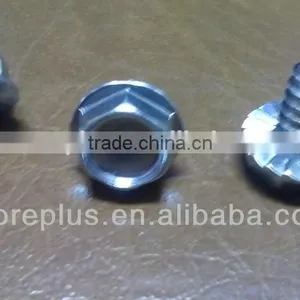Made in Taiwan Stainless Steel Serration Screws Special Tapping Screws Washer Head Screws thumbnail-1