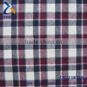 Cotton Shirting Plaid Pattern Flannel Fabric thumbnail-1