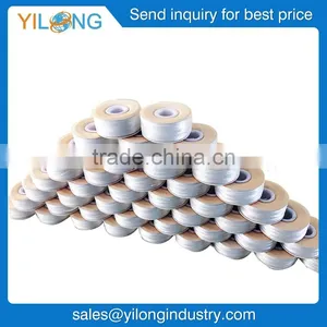 Sell 70D/2 White Color L Size Paper Side Embroidery Sewing Prewound Bobbins thumbnail-1