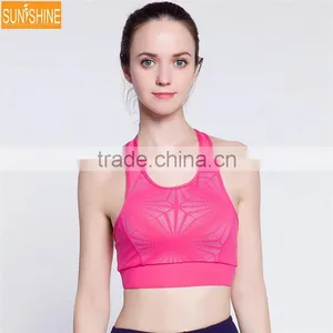 OEM Fashion Saling Hot Yoga Sports Women Sexy Bra Yoga Wear With Custom thumbnail-1