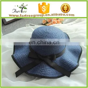 Wholesale Fashion Summer Women Panama Beach Hat thumbnail-1