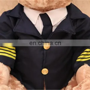 Wholesale Teddy Bear Stuffed Plush Toy With T-Shirt and Hat thumbnail-6