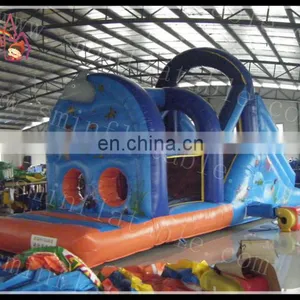 Large Race Obstacle Course Inflatable Racer Slide Combo Bounce House Bouncy thumbnail-1