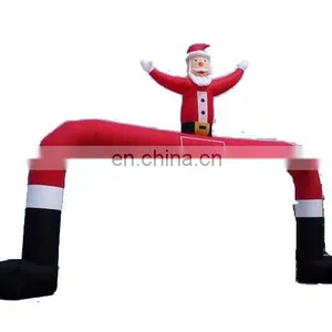 Good Quality Inflatable Santa Claus Air Dancer for Advertising,inflatable Santa Sky Guy thumbnail-4