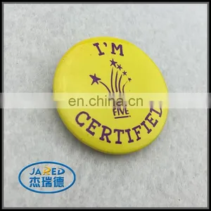Promotional High Quality Custom Tin Button Badge thumbnail-1