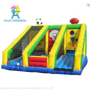 Inflatable Football Throw Games, Basketball Full Court Press for Rental thumbnail-1