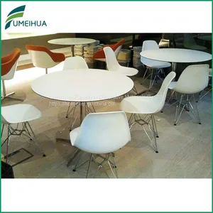 HPL Board Top Adjustable Coffee Dining Table thumbnail-5