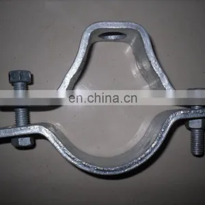 Galvanized Brace Bands Square Pipe Clamps,high Strength Pipe Clamp thumbnail-1