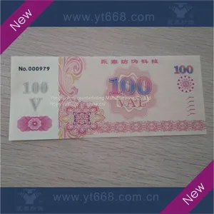 Hot Foil Embossing Custom Make Hologram Ticket thumbnail-2