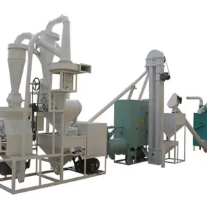 Masa Harina Processing Machine 12TPD Corn Flour Making Automatic Machine Combinated Ugali Flour Nshima Flour Mill Line thumbnail-1