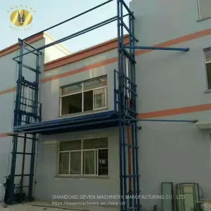 SevenLift 3 Ton One Floor Stationary Manual Hydraulic Cargo Goods Lift thumbnail-5