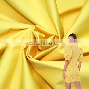 Polyester Cotton Plain Dyed Poplin Fabric Textile T/c Poplin Fabric for Uniform/shirt thumbnail-1