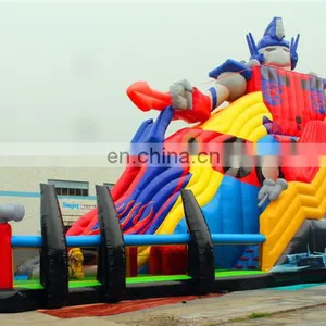 2020 New Design Space Theme Super Robot War Inflatable Slide on Sale thumbnail-5