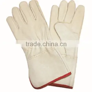 Cow Leather Gloves,safety Working Gloves,AB Grade thumbnail-4