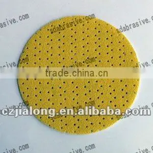Multi-holes Yellow Drywall Sanding Abrasive Dics Velcro DKD thumbnail-1