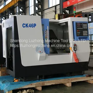 CK46P High Speed High Precision Automatic CNC Slant Bed Linear Rail Lathe Machine thumbnail-3